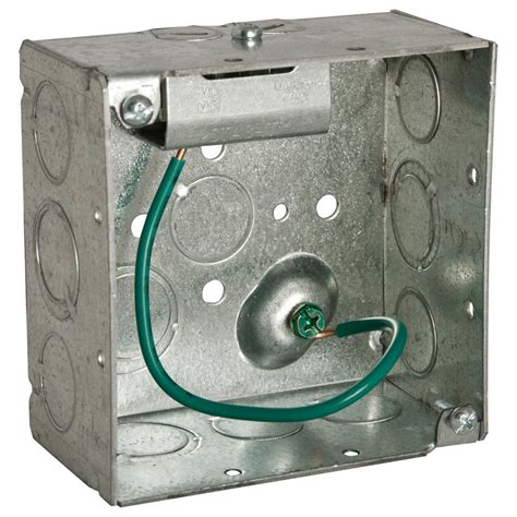 stab-it 4 in metal square electrical box|Stab.